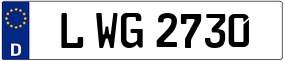 Truck License Plate